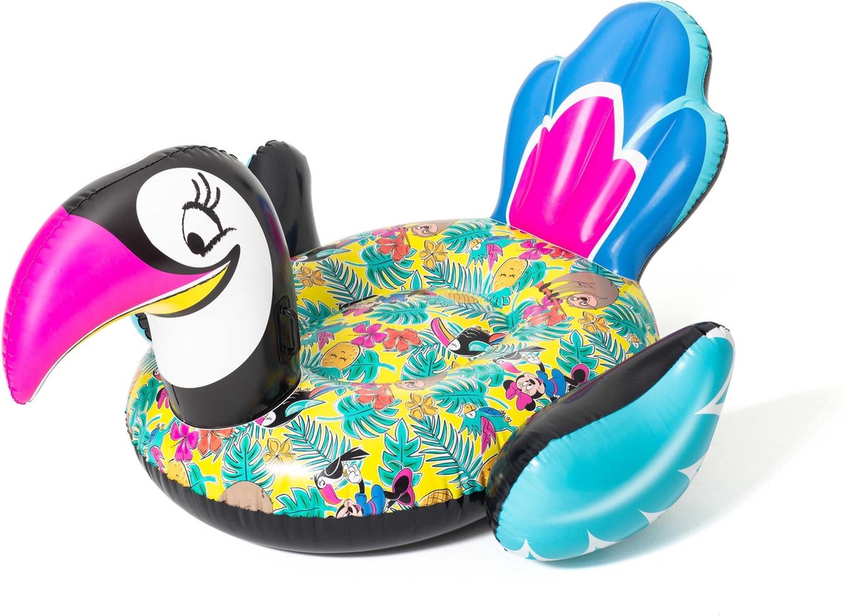 Bestway Minnie Mouse toekan - model 91082 - opblaasbaar - opblaasdier - waterspeelgoed - met handvatten - PVC