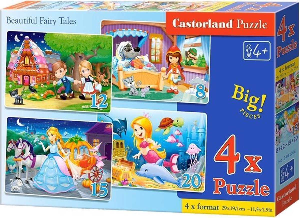 Castorland Legpuzzel Beautiful Fairy Tailes 55 Stukjes