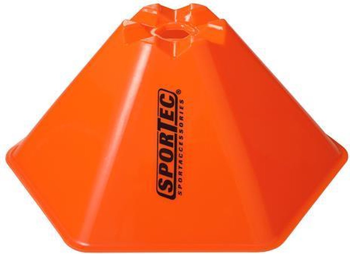 Afbakenbollen Hexagonaal Groot Set 10 Stuks Oranje