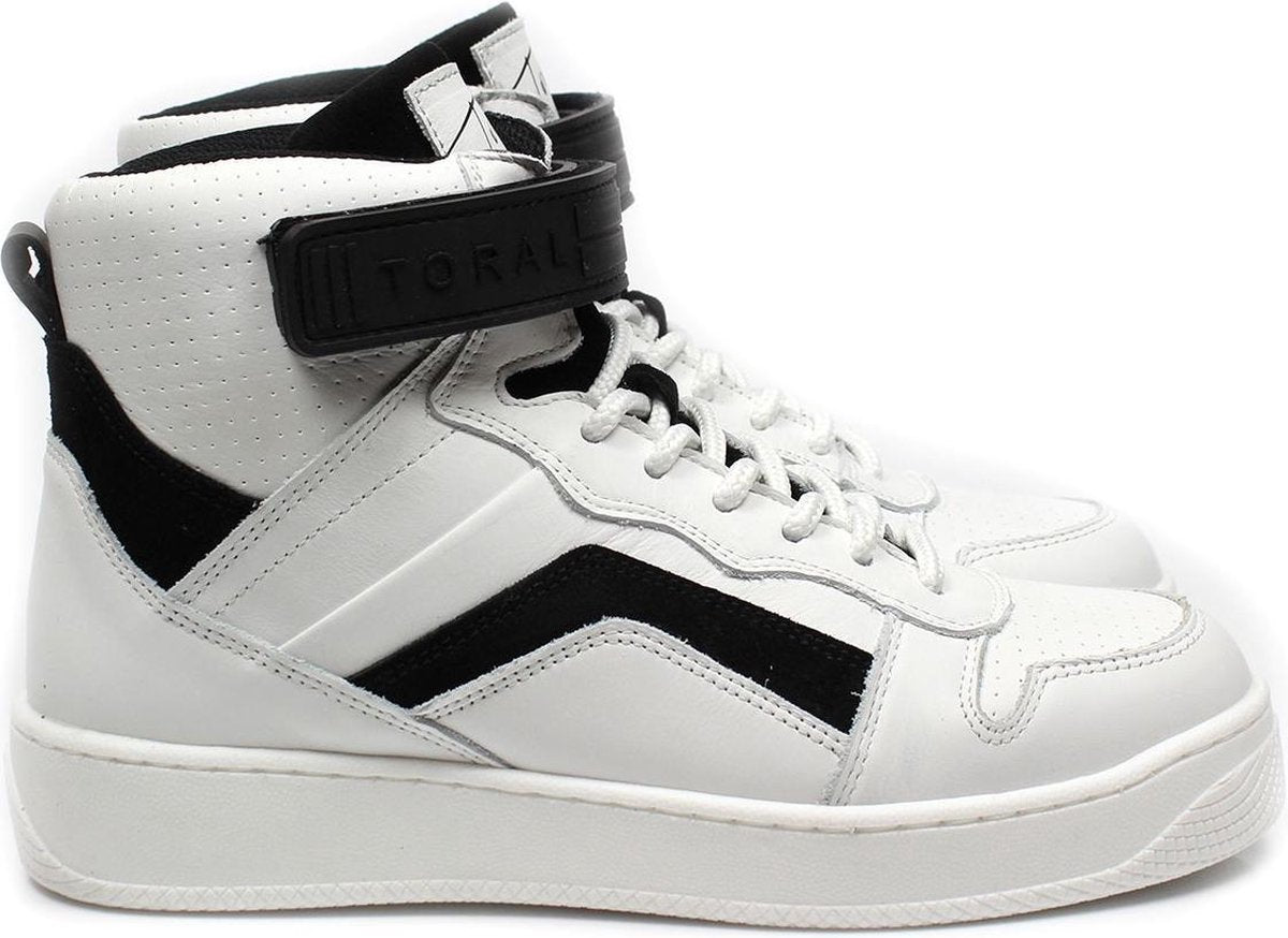 Toral 12407 dames sneaker boots wit / combi