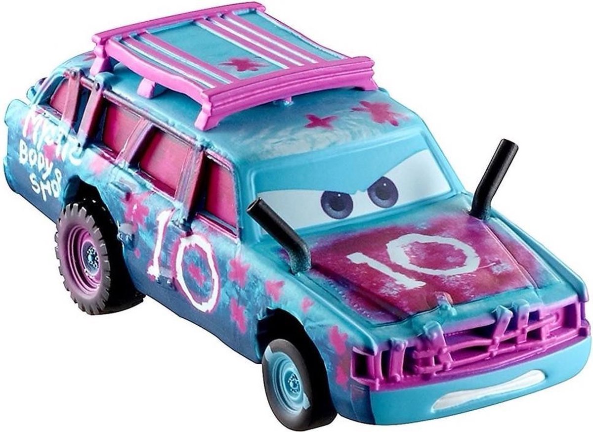 Mattel Cars Auto Blind Spot 7 Cm Blauw/roze