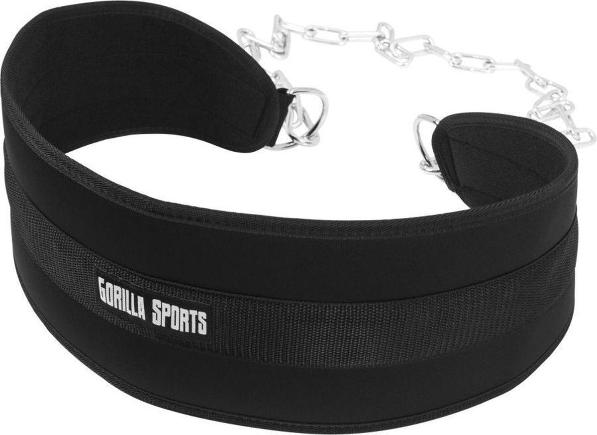 Gorilla Sports Dip Gordel - Dip Belt - Belastbaar tot 100 kg