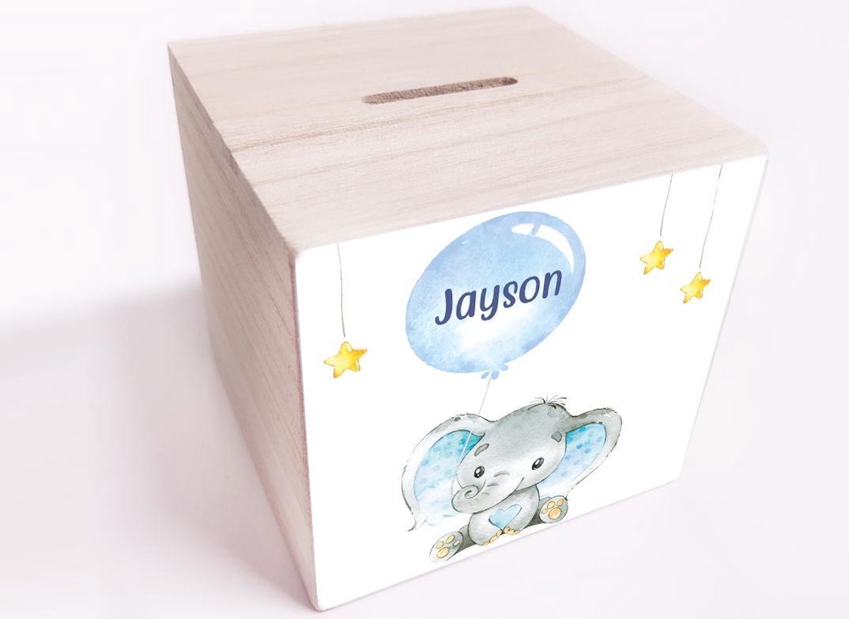 BrandLux Spaarpot | Olifantje blauw
