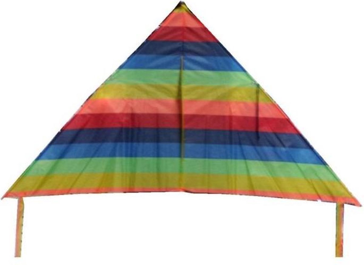 Vlieger Regenboog 120 cm (complete set)