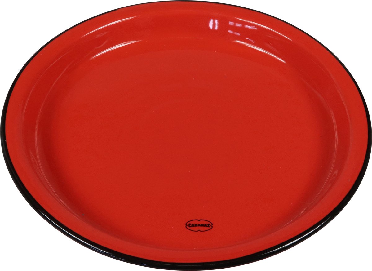 Cabanaz Eetbord Medium 22 Cm Keramiek Rood