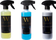 Waxximo Leather Glans VOORDEELSET - Interieur reiniger auto - Leer reiniging - Vlekken verwijderraar - Cockpitspray glans - Glas reiniger - Dashboard schoonmaken - Leder bekleding reinigen