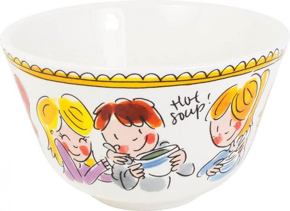 Blond Amsterdam - Even Bijkletsen - Kom - Rood - Ø 14 cm