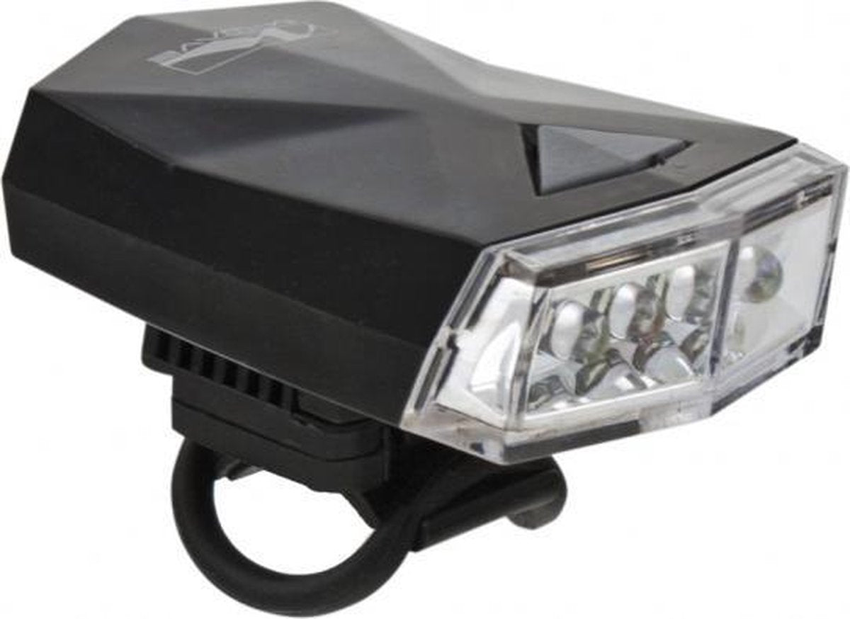 M-wave Apollon 4.3 Koplamp - Fietsverlichting - LED - Batterij - Zwart