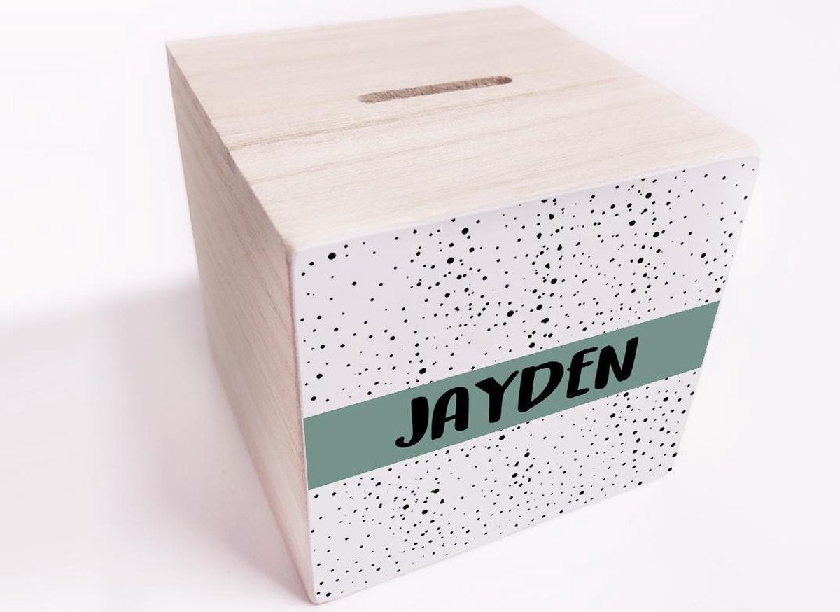 BrandLux Spaarpot | Balk dots