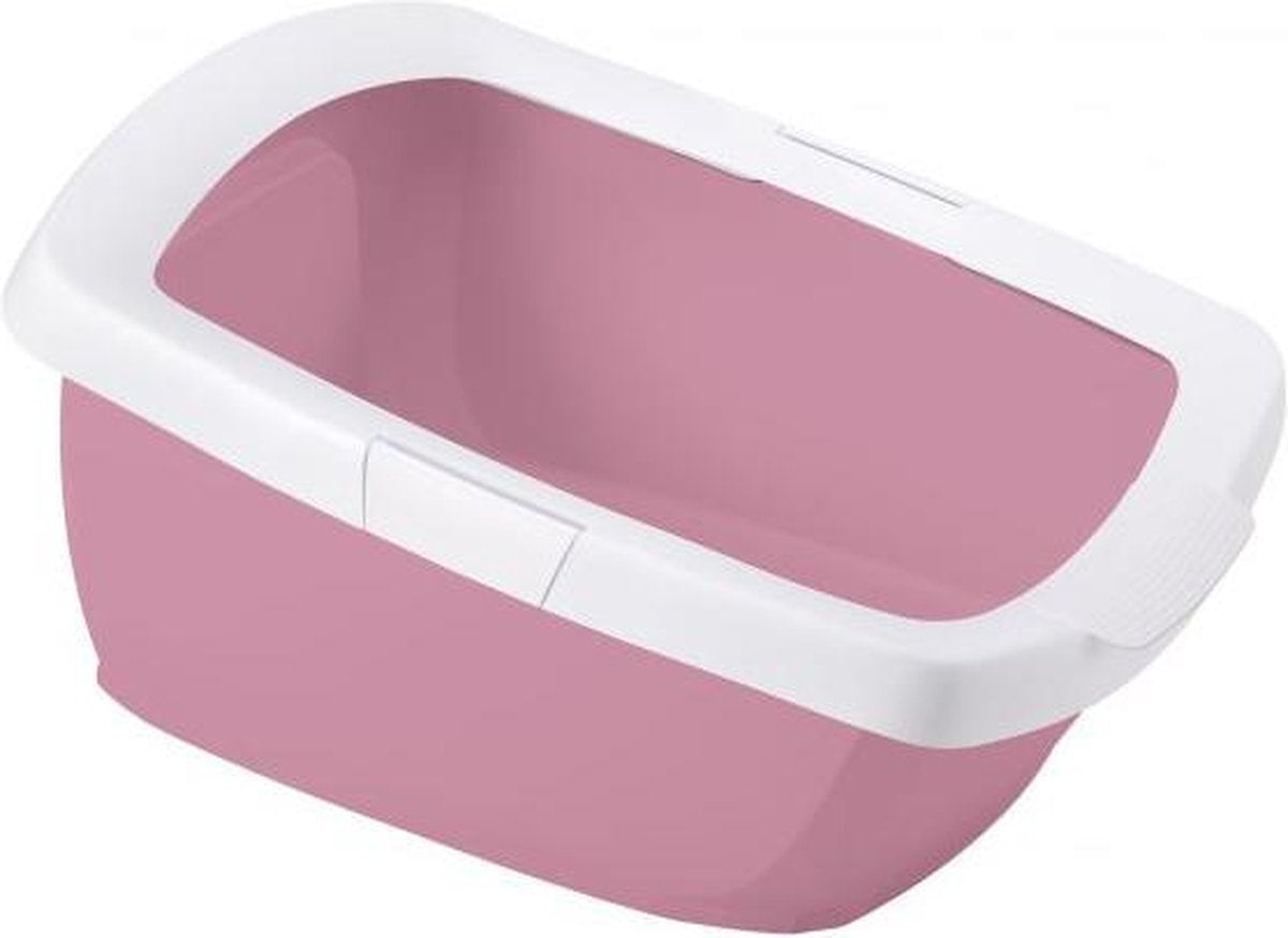 Imac kattenbak funny junior roze / wit 57x43x28