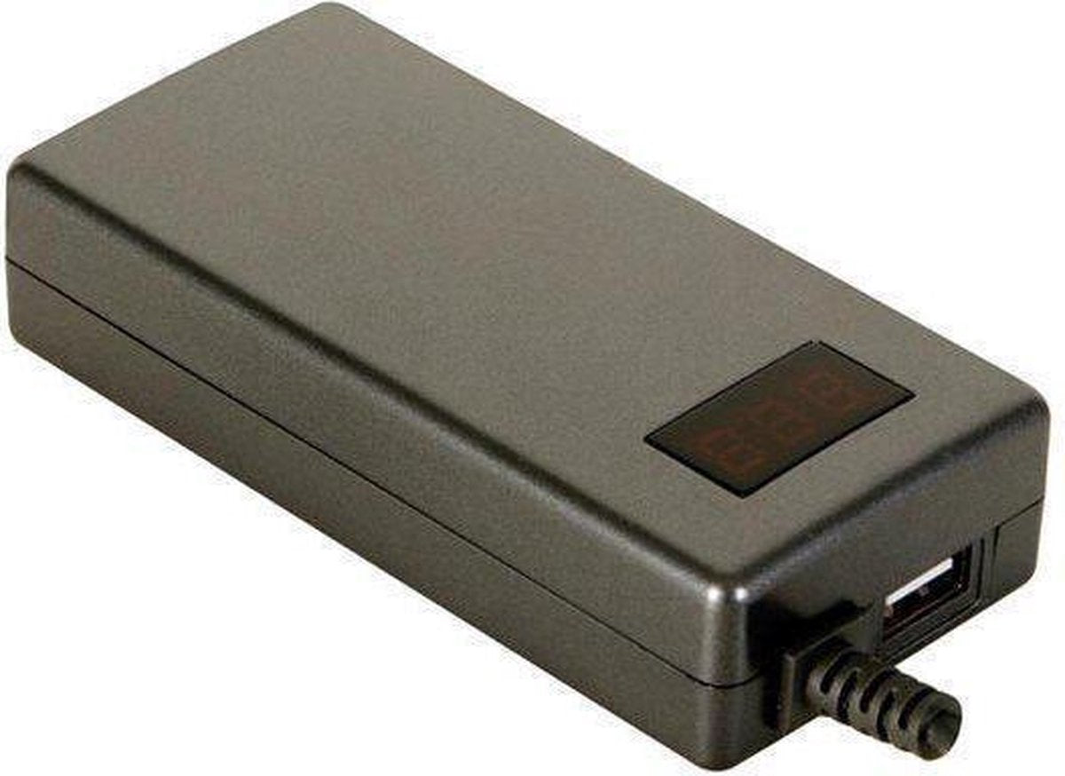 Universele laptop adapter 70W met USB en LED scherm