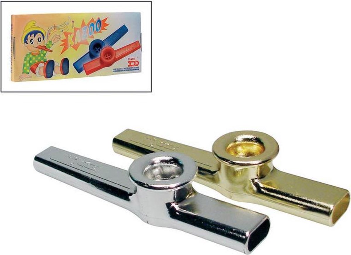 Kazoo 12 stuks silver & gold