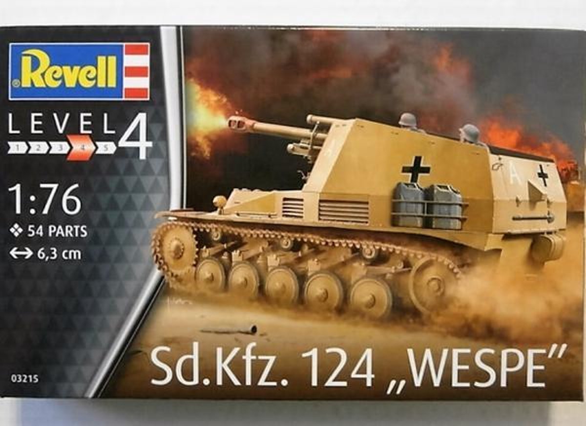REVELL 1:76 Sd.Kfz. 124 Wespe