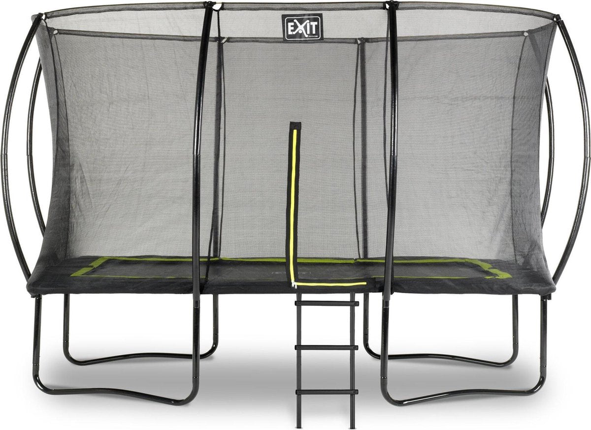 EXIT Silhouette trampoline 244x366cm met ladder - zwart