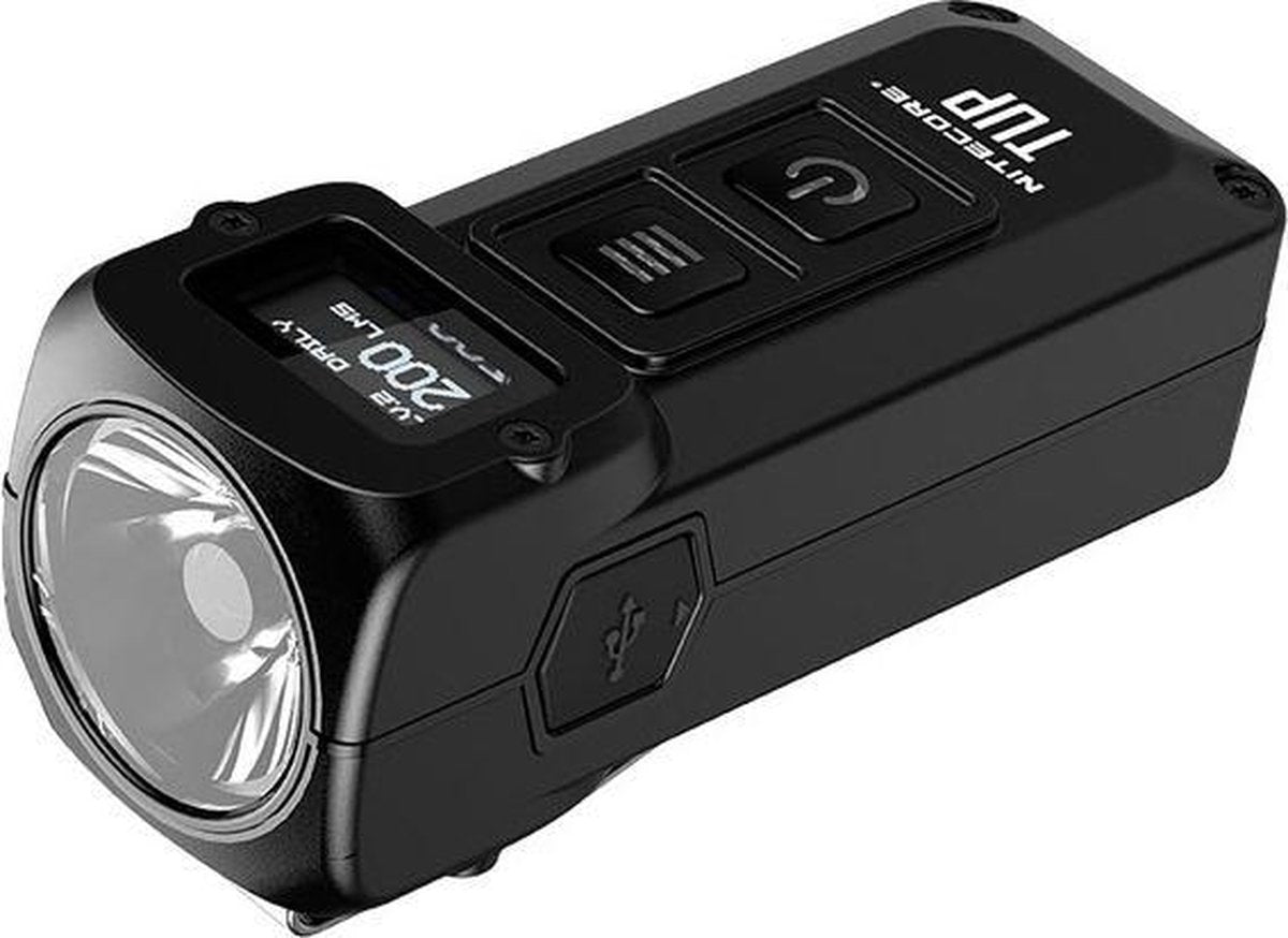 Nitecore TUP Sleutelhangerlamp oplaadbaar zwart