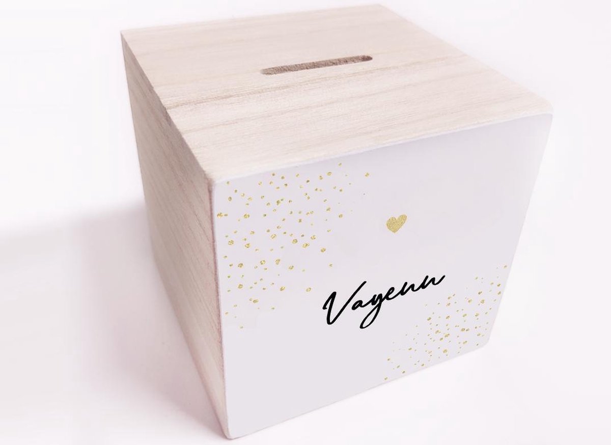 BrandLux Spaarpot | Gold dots