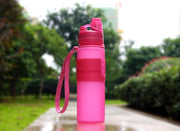 MARO Sports - Opvouwbare Waterfles – Fold up fles - Lek vrij – Drinkfles - BPA Vrij - Silicone – Drinkbus - 740 ML - Sport Fles