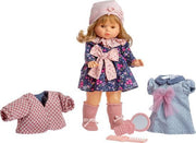 Berjuan Babypop Colette Meisjes 45 Cm Donkerblauw/roze