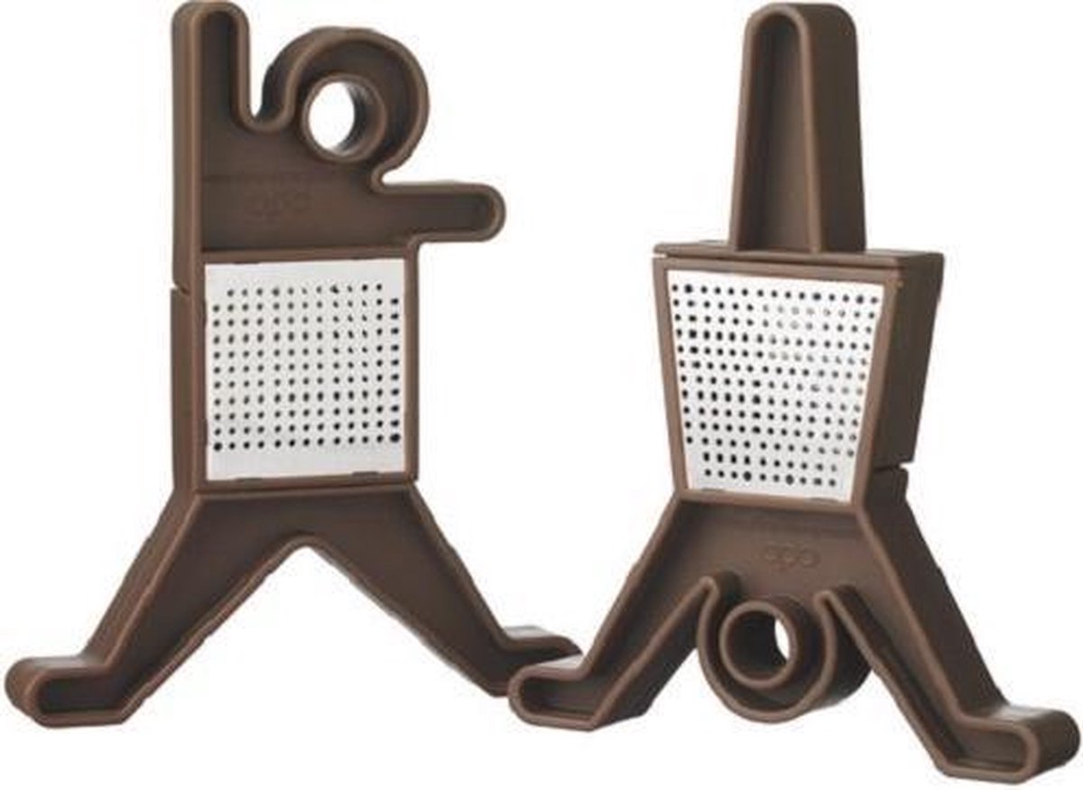 Q-Do Thee ei Breakdancer - Bruin - Set van 2 stuks