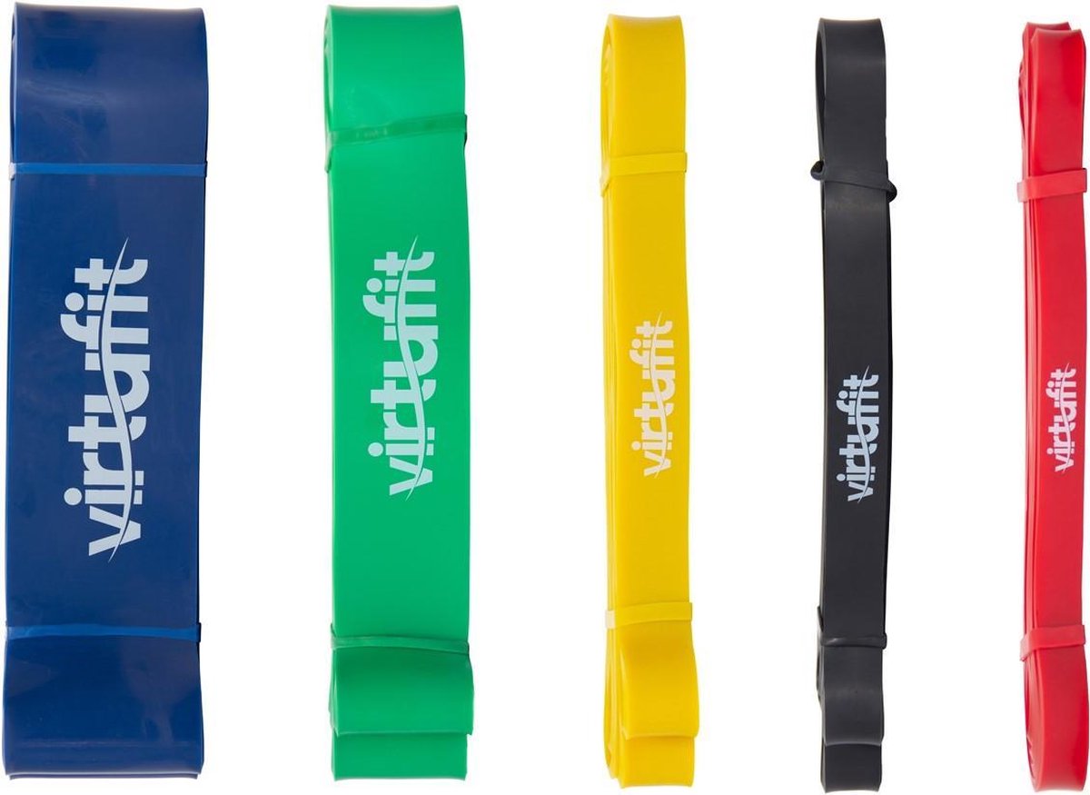 VirtuFit Pro Power Bands Set - Weerstandsbanden - 5 Stuks