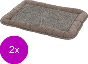 Adori Benchmat Manchester Bruin - Hondenbenchkussen - 2 x Xxsmall