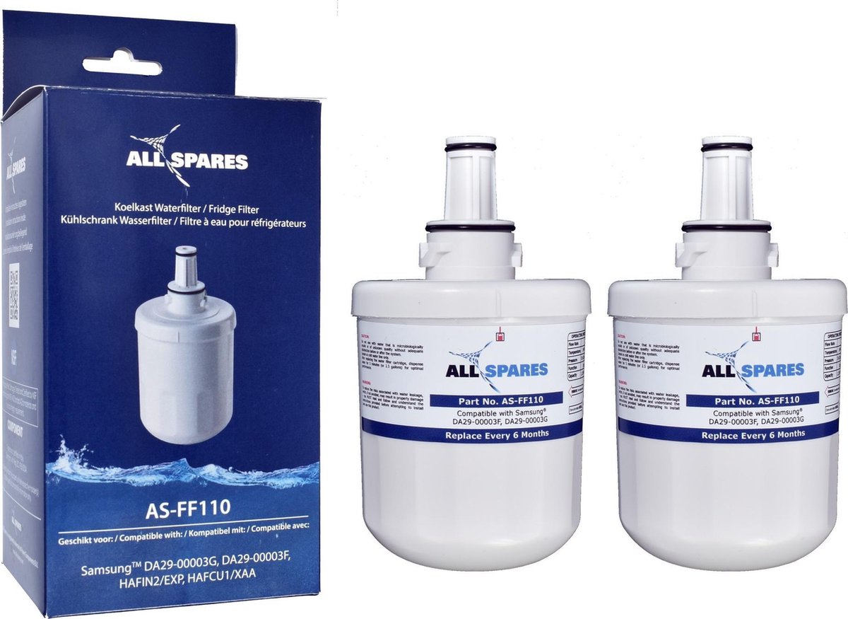 Samsung DA-290003F / HAFIN2 Waterfilter - Koelkast Waterfilter van AllSpares - 2 Waterfilters