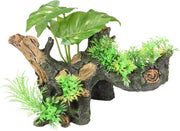 Aquarium decoratie Ariel tak + plant - 19 x 16 x 20 cm