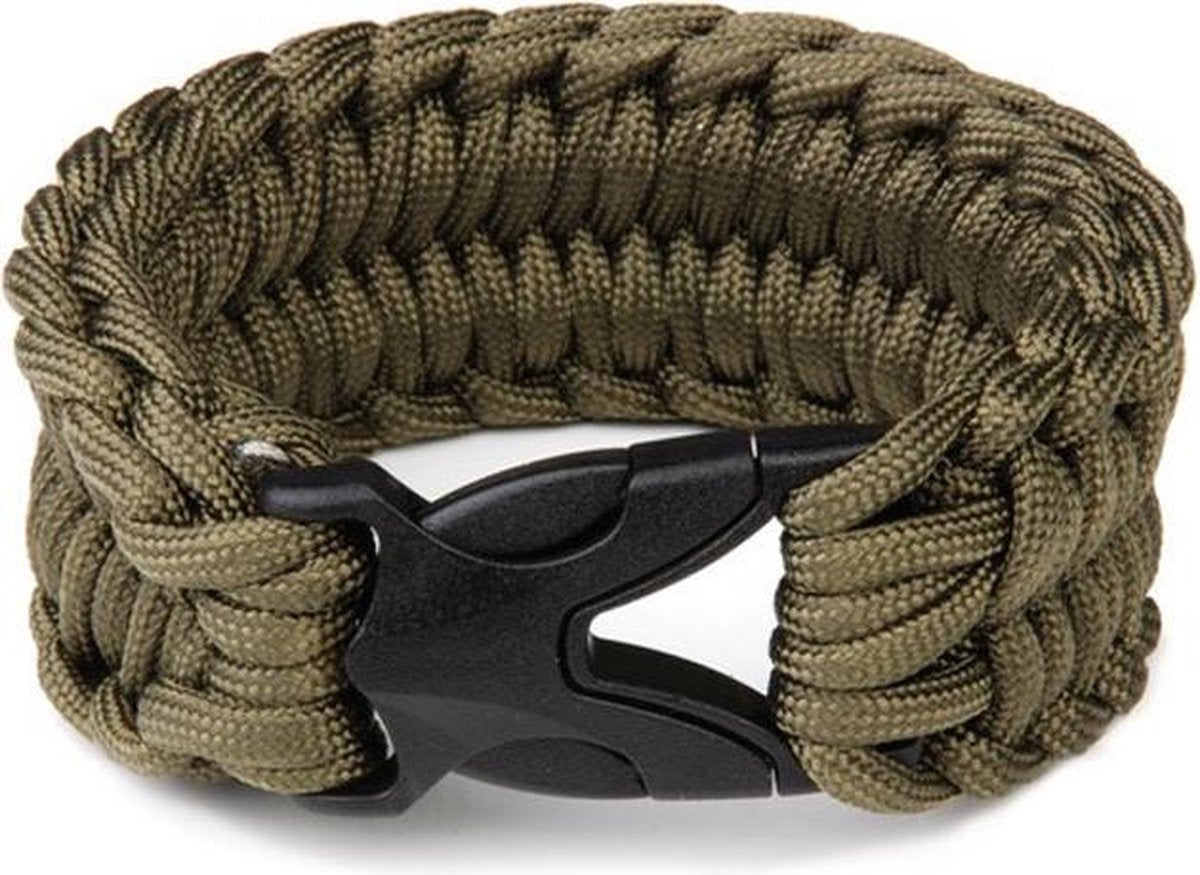 Paracord bracelet K2132 9inch groen