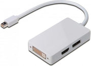 Techly Mini DisplayPort (Thunderbolt) - HDMI/DVI/DisplayPort M/F HDMI/DVI/DisplayPort Wit