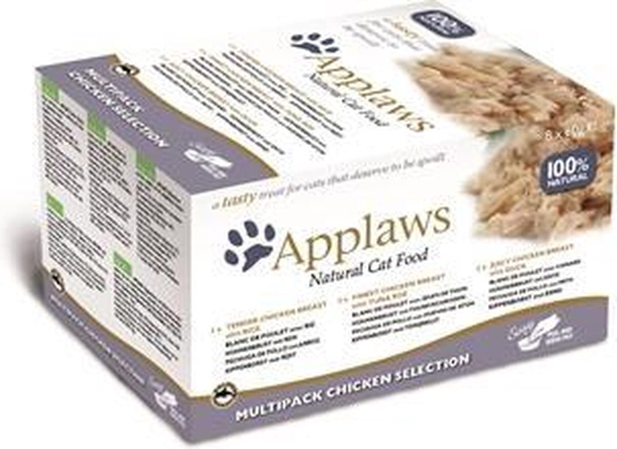 Applaws Cat - Multipack Chicken Selection Pots - 8 x 60 g