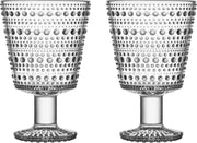 Iittala Glas Kastehelmi 260 ml Transparant - 2 Stuks