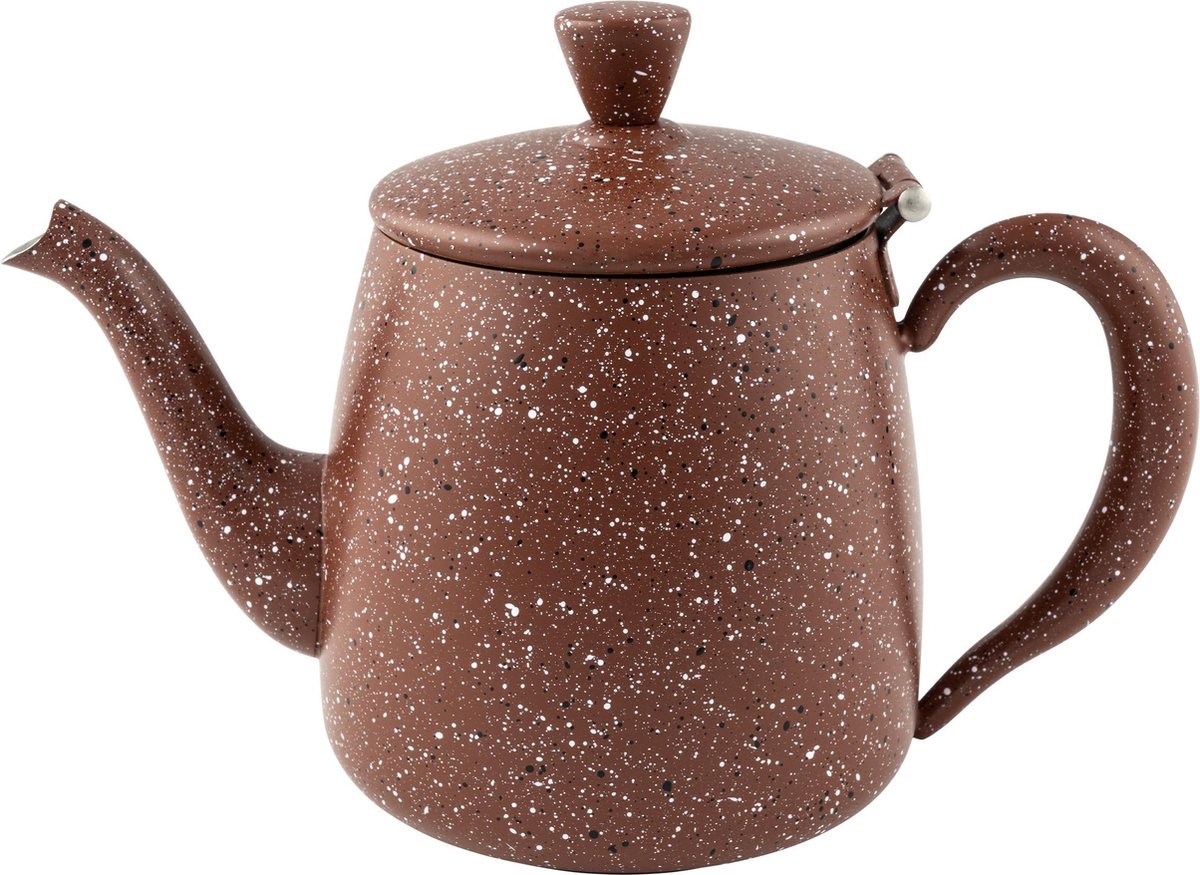 Cafè Ole Red Granite theepot - 1 liter