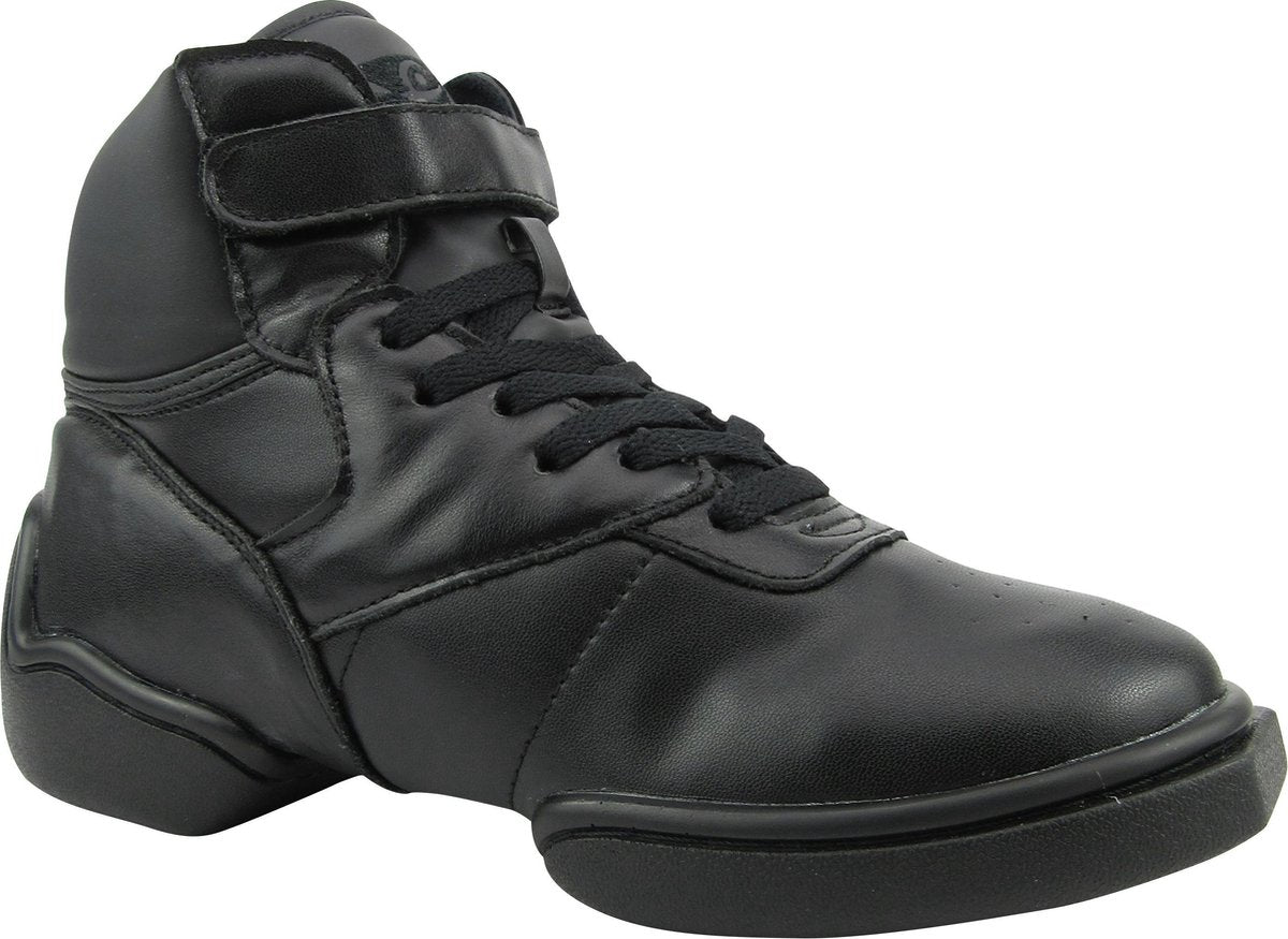 Rumpf 1500 High Top Sneaker Leather upper black Jazz Street Hip Hop Zwart Maat 37.5