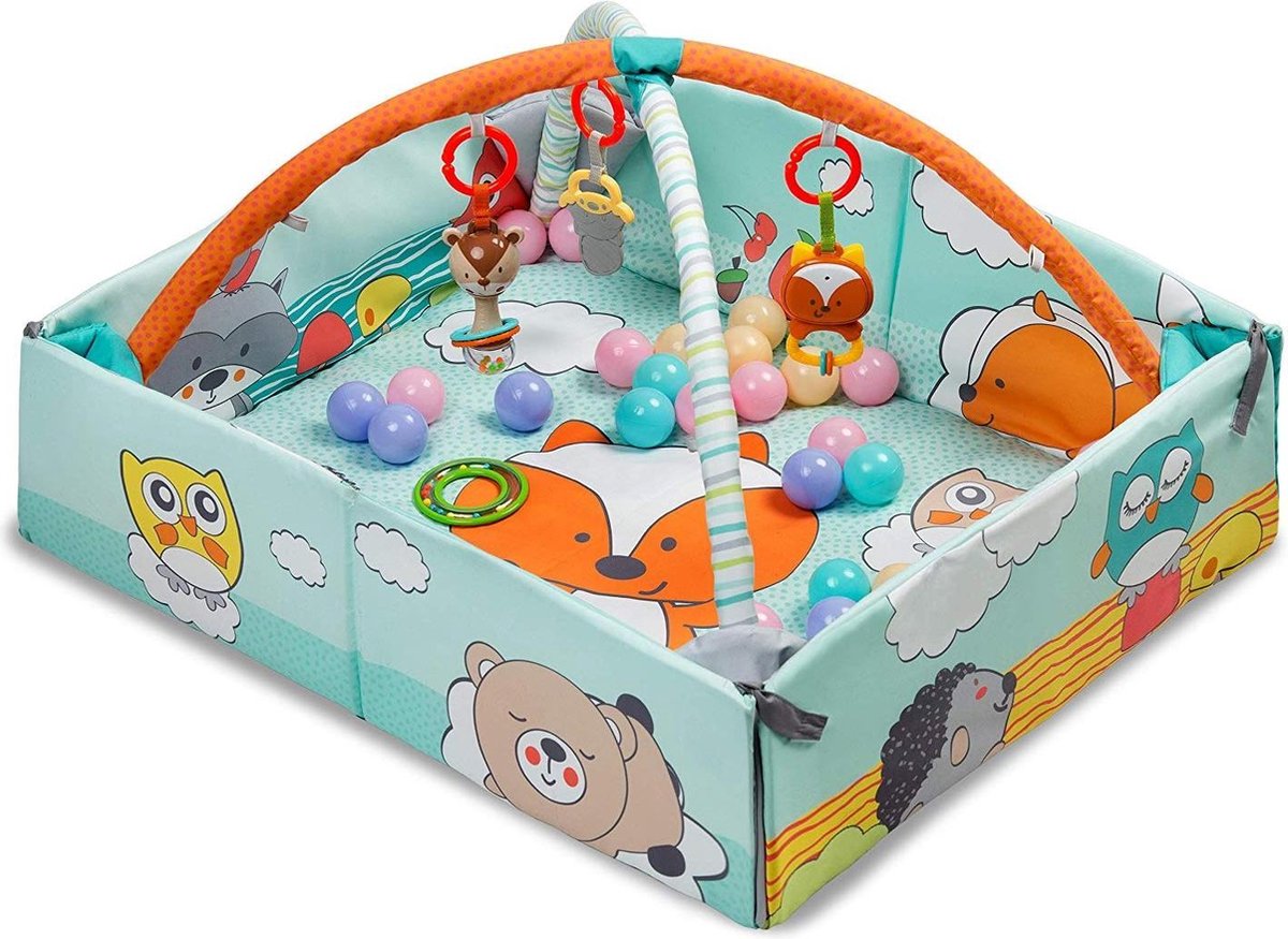 Kidwell Babygym Jati Educatief 120 Cm Multicolor