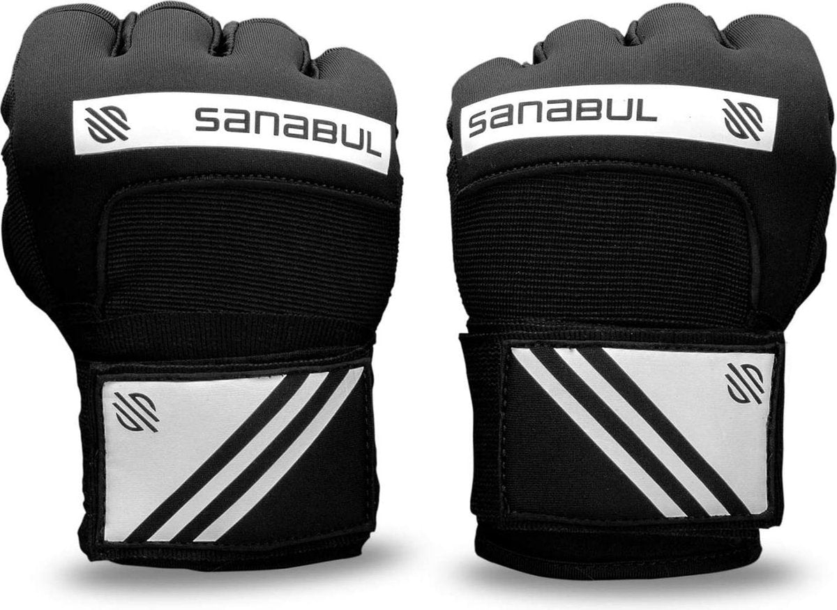 Sanabul Sports Sanabul Essential Gel Quick Hand Wraps - zwart - S/M