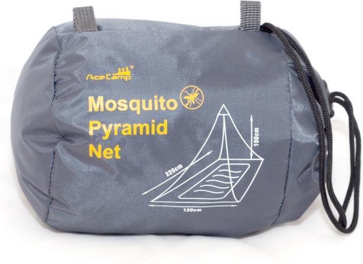 Acecamp Muggentent Pyramide 240 X 120 - Zwart - 1 Persoons