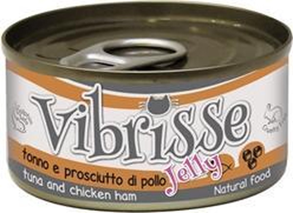 Vibrisse cat jelly tonijn / kip drumstick - 70 gr - 24 stuks
