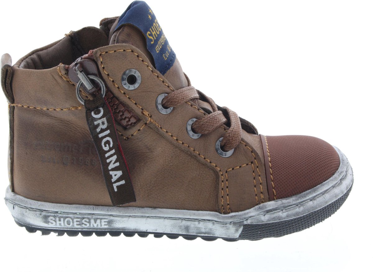 Jongens Veterschoenen & Klitteband Shoesme Ef8w025-c Bruin - Maat 23