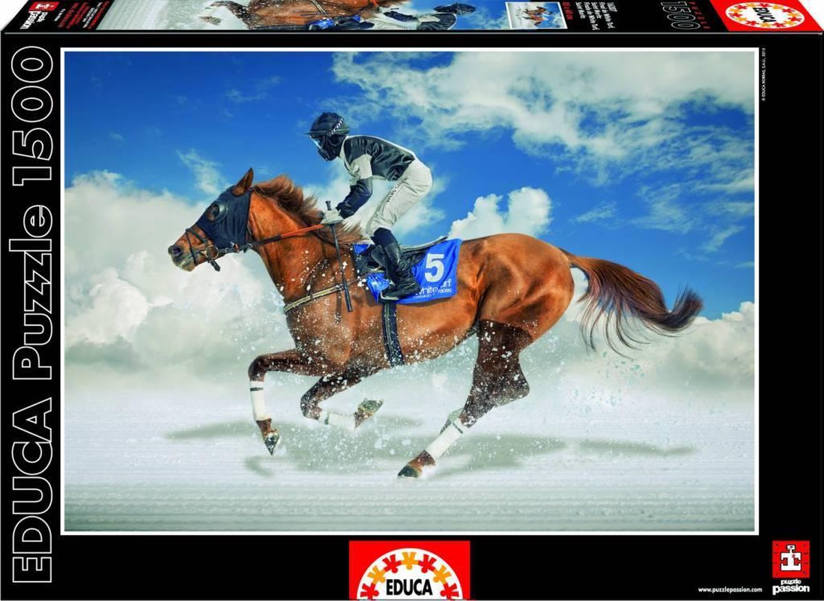 Educa - White Turf Final - 1500 stukjes