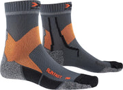 X-socks Hardloopsokken Run Fast Pa/pe/pp Grijs/oranje Mt 45-47