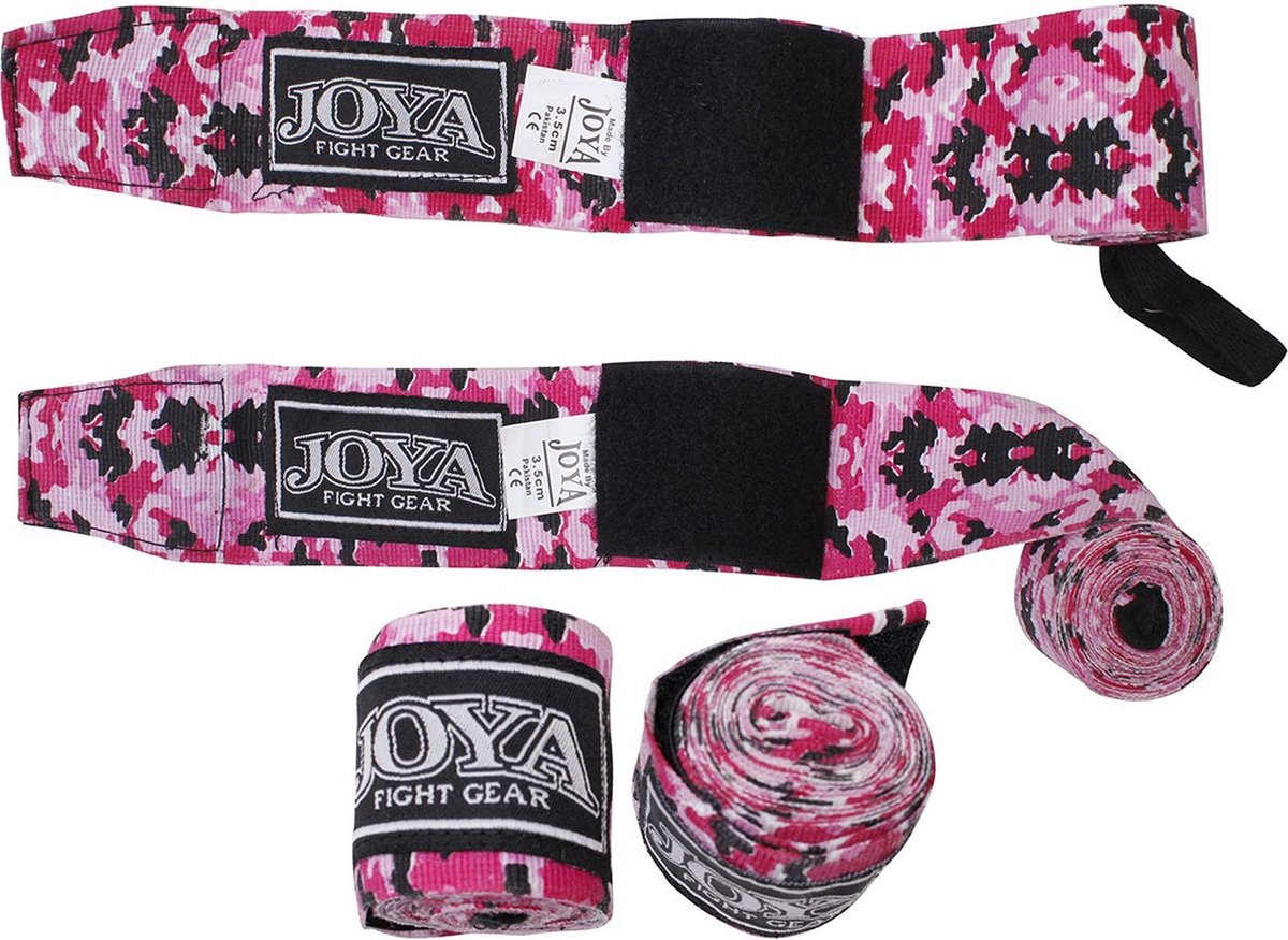 Joya Camouflage Bandages - Katoen - 280cm - Roze
