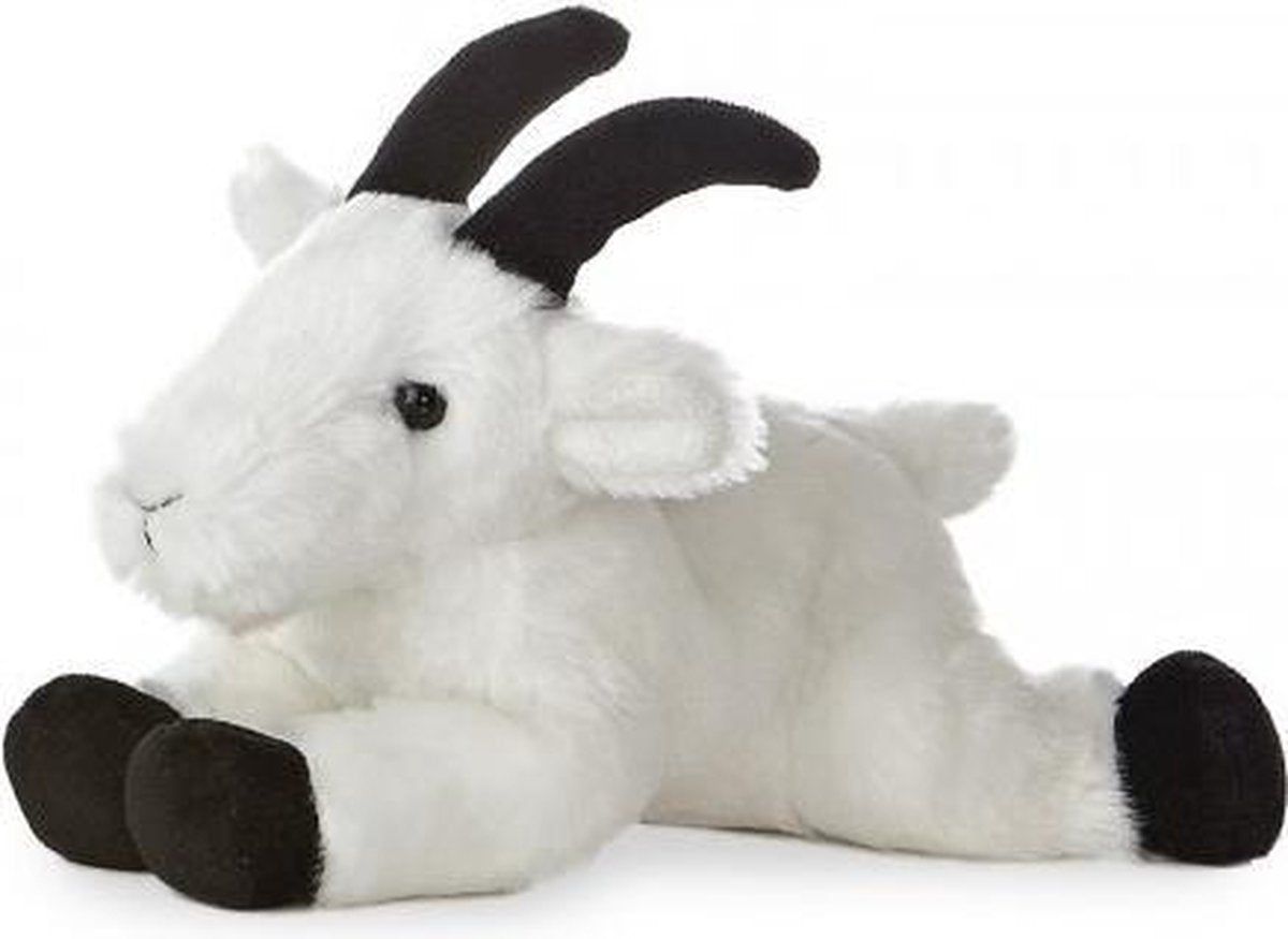Aurora Knuffel Mini Flopsie Geit Wit 20.5 Cm