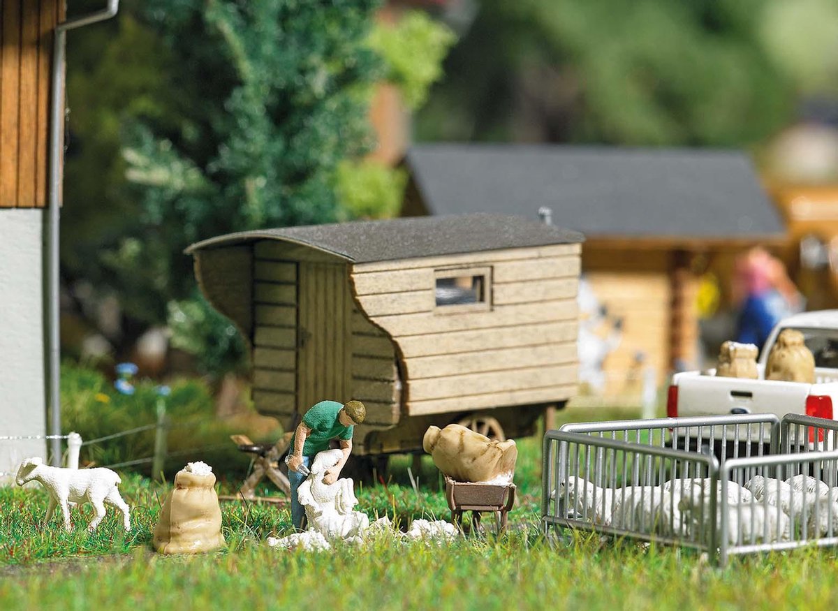 Busch - A-set: Schafschur H0 (2/21) * - BU7933 - modelbouwsets
