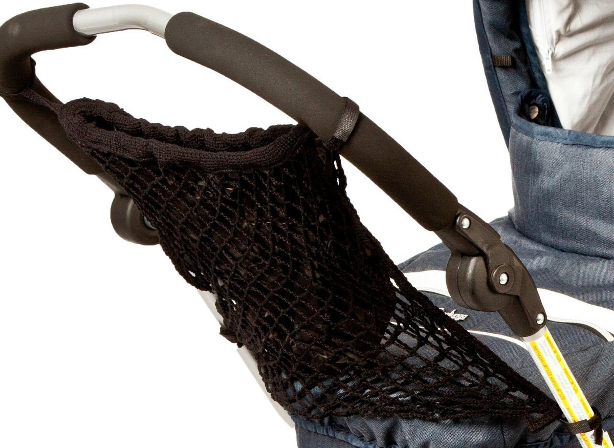 Altabebe - Buggynet met binnenvoering - Boodschappennet kinderwagen - Buggy Netje - Boodschappen netje - Zwart