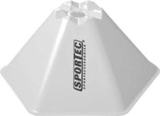 Afbakenbollen Hexagonaal Groot Set 10 Stuks Wit