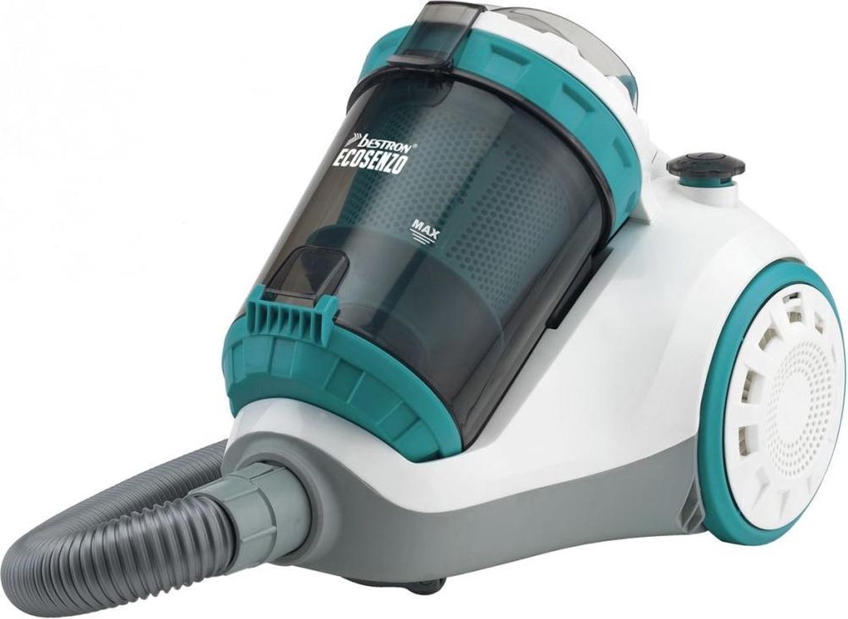 Bestron ABL900WTE Ecosenzo - Stofzuiger zonder zak - Wit/Blauw