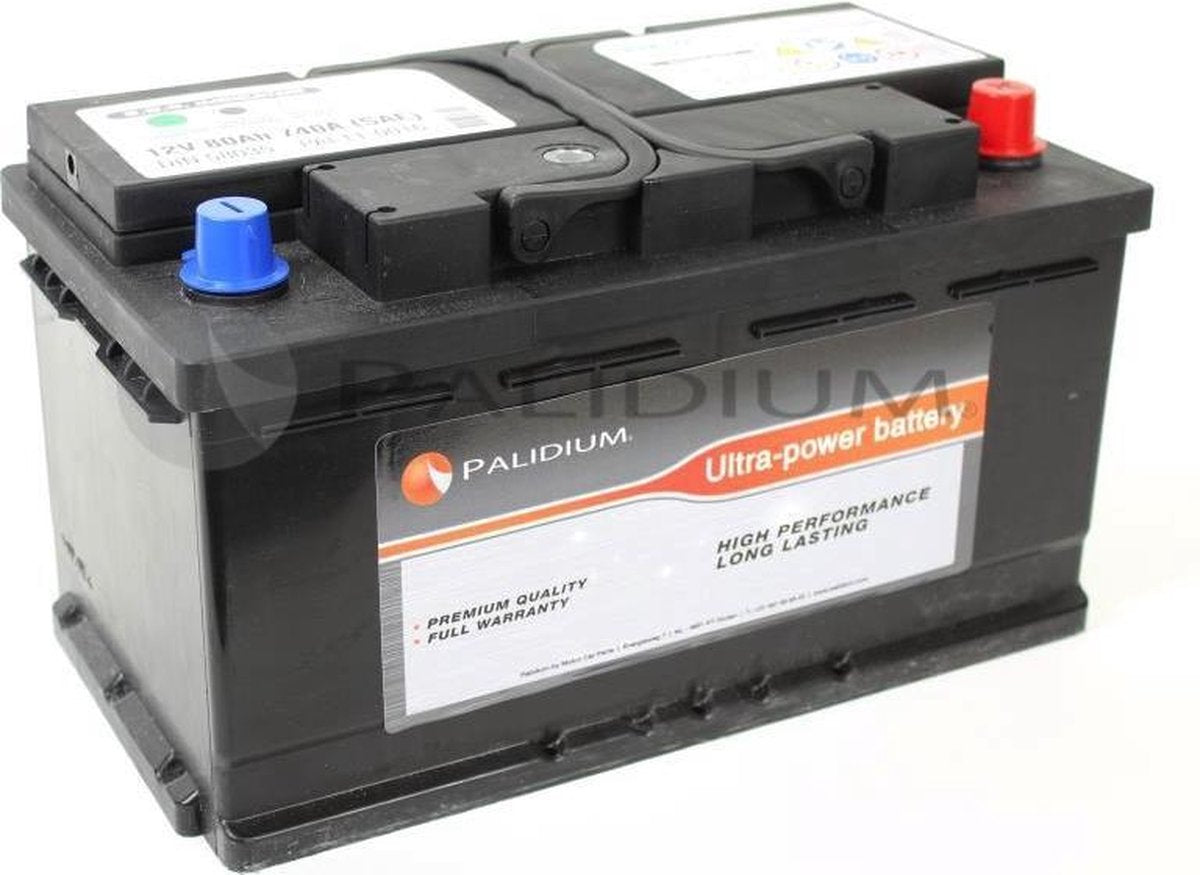 Palidium Accu 12V 80Ah Auto Accu
