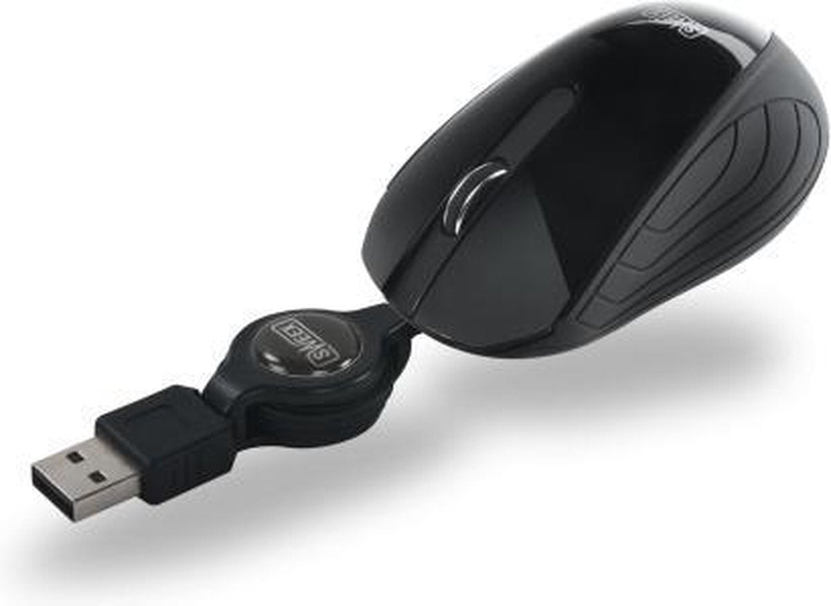 Sweex Pocket Mouse USB Black  (Retail