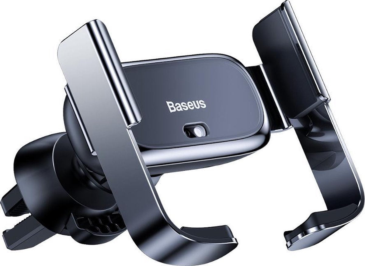 Baseus Mini Elektrische Autohouder Zilver - Geschikt voor smartphones 4