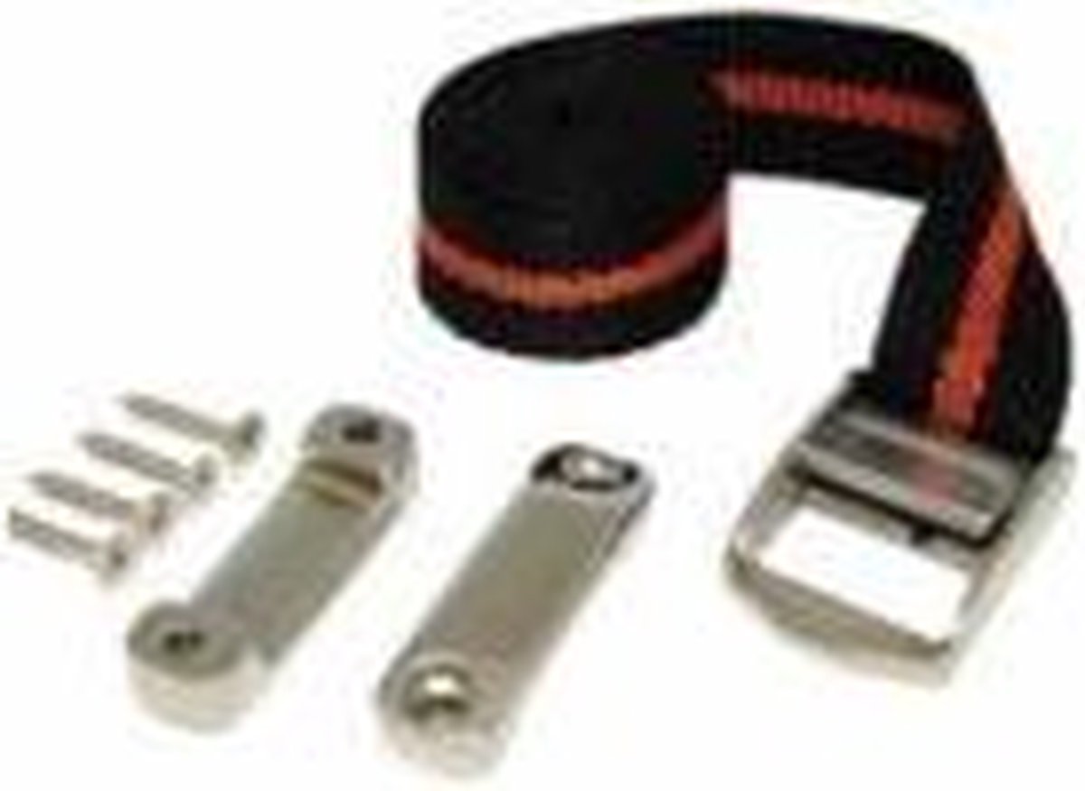 Accu box bevestiging fixatie riem +RVS gesp (GS11235)